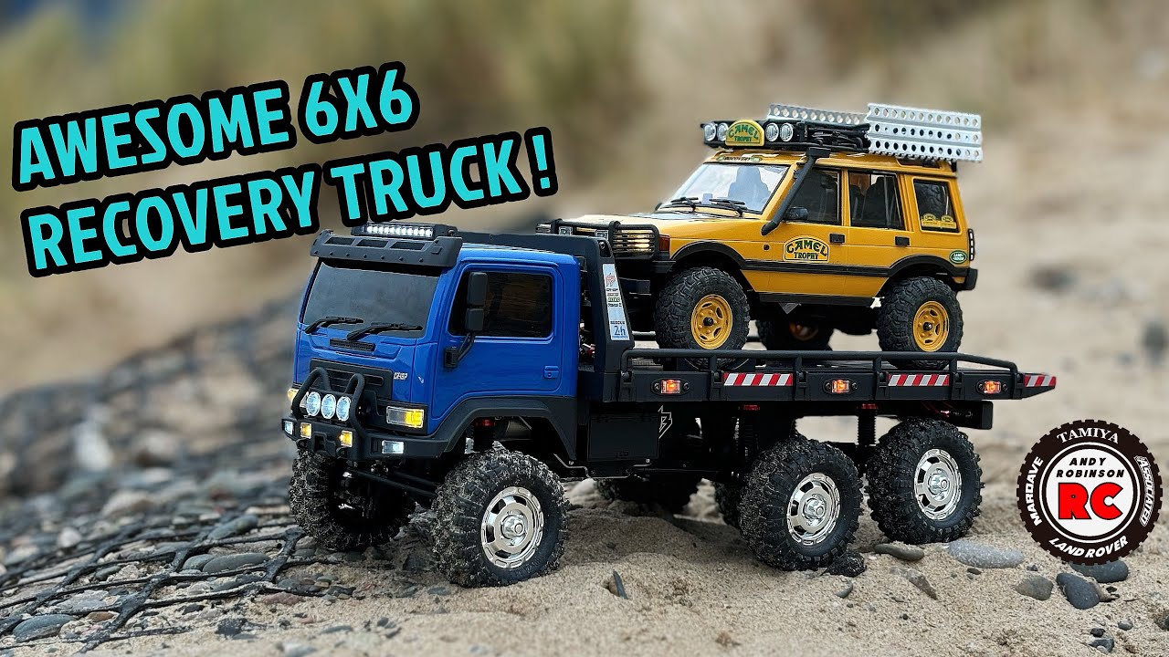 E389: Hobby Plus/Absima CRP18 Arktos 6x6 Recovery Truck, With Portal Axles! First Drive!