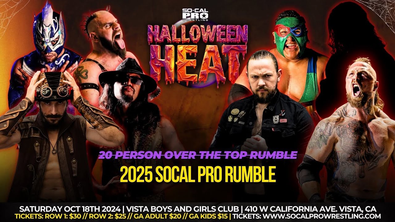 So-Cal Pro Wrestling: Halloween Heat Rumble 2025 | Ft. Gunjack [Октябрь 2025]