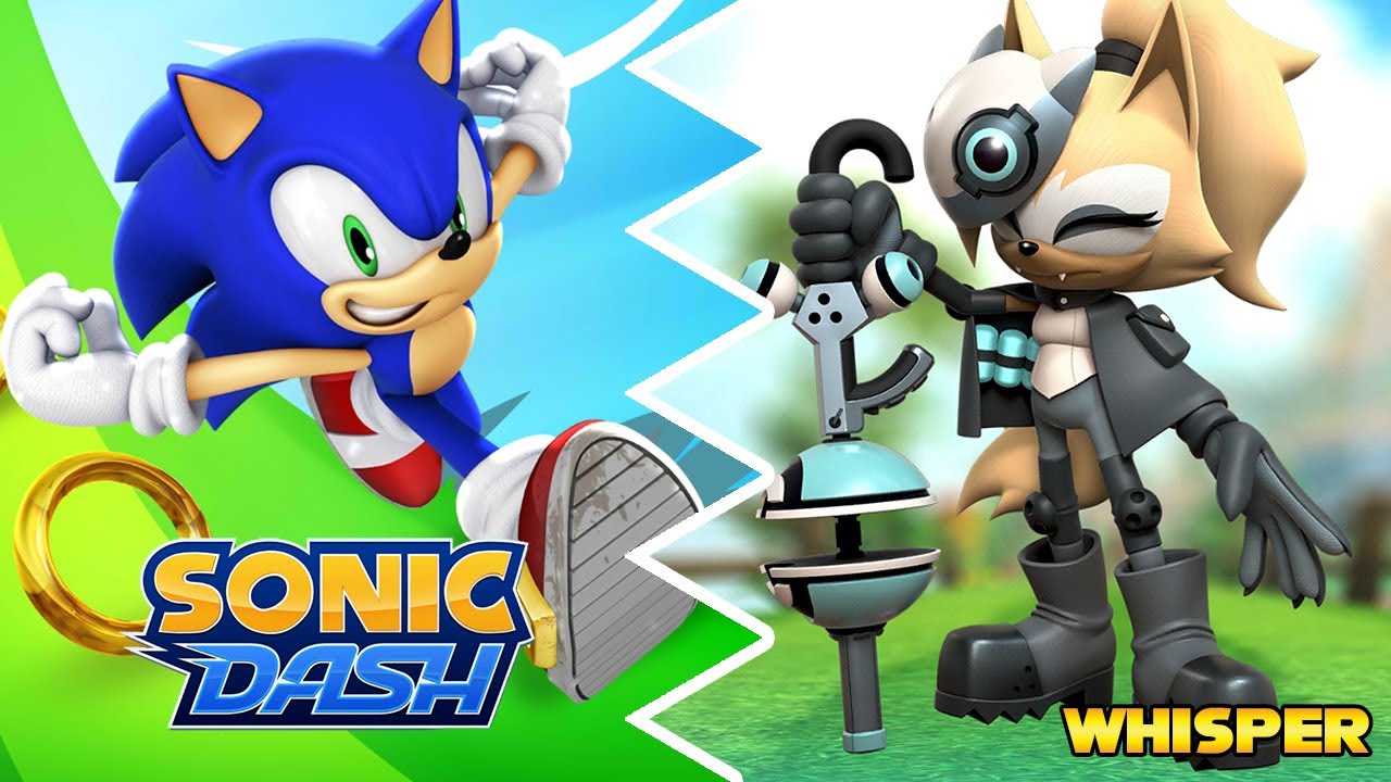Sonic Dash - Whisper the Wolf (Max. Level) Gameplay
