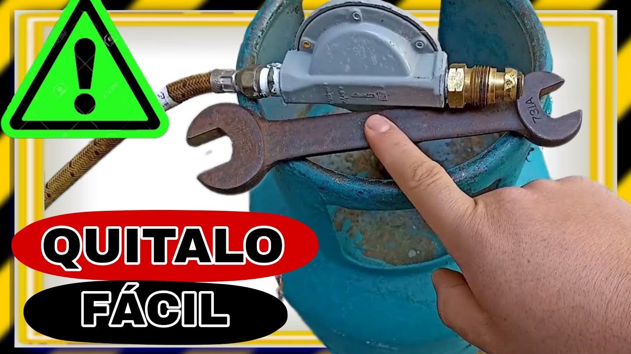 Como quitar ⚠️ o cambiar tanque 🧨cilindro o garrafa de gas⚠️