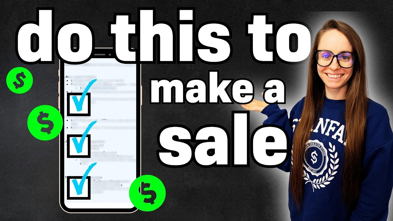 Используйте этот контрольный список, чтобы совершить продажу цифрового продукта на этой неделе.