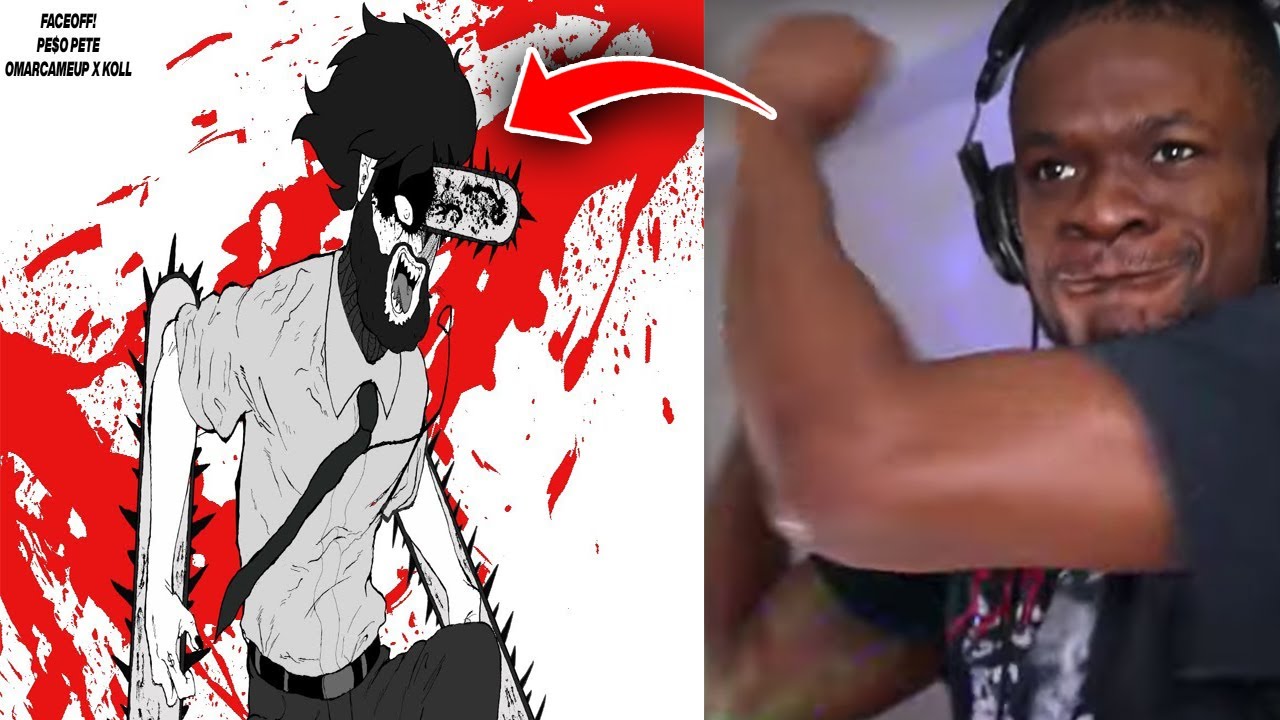 PE$O PETE - FACEOFF! (ОФИЦИАЛЬНОЕ ЛИРИЧЕСКОЕ ВИДЕО) [CHAINSAW MAN] РЕАКЦИЯ