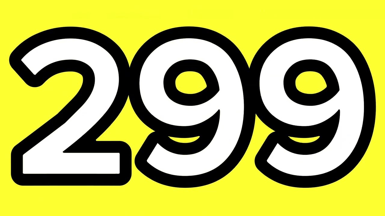 Numbers from 1 to 300