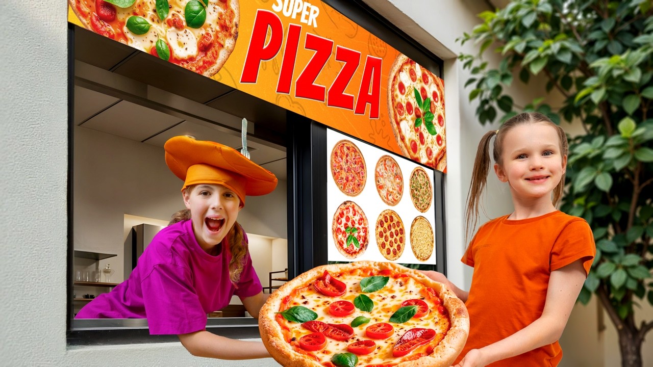 Pizza Drive-in Café mit Maria und Stephi!