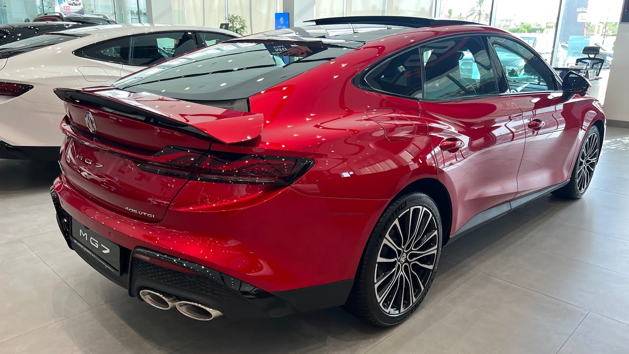 ام جي MG7 2025 السيارة الرياضية الجميلة محرك 4 سلندر تيربو بعزم 405 نيوتن متر وارد عادل الغانم