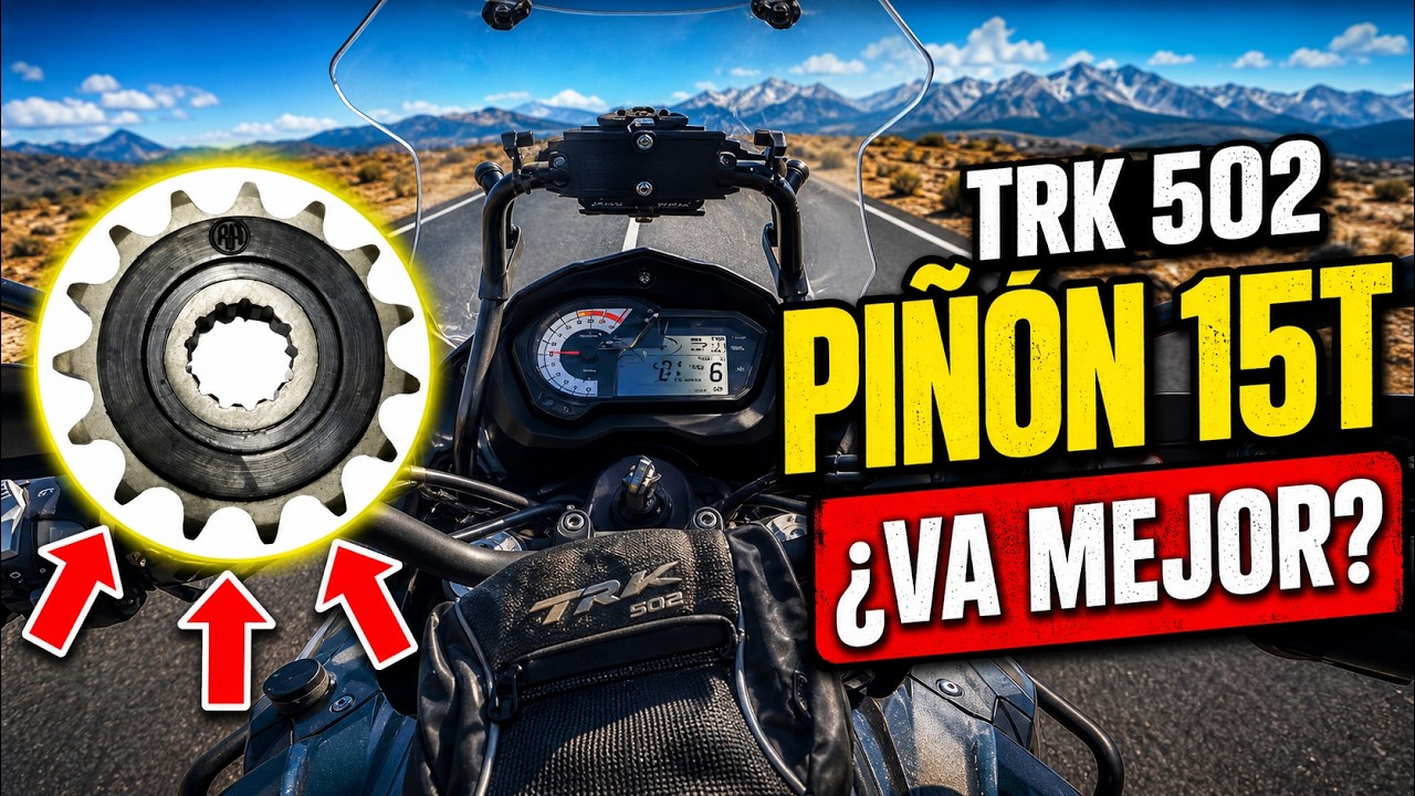 🚧BENELLI TRK 502 // PIÑON DE 14 O PIÑON DE 15? TE CUENTO LA VERDAD!!!🚧  // 4K ULTRAHD