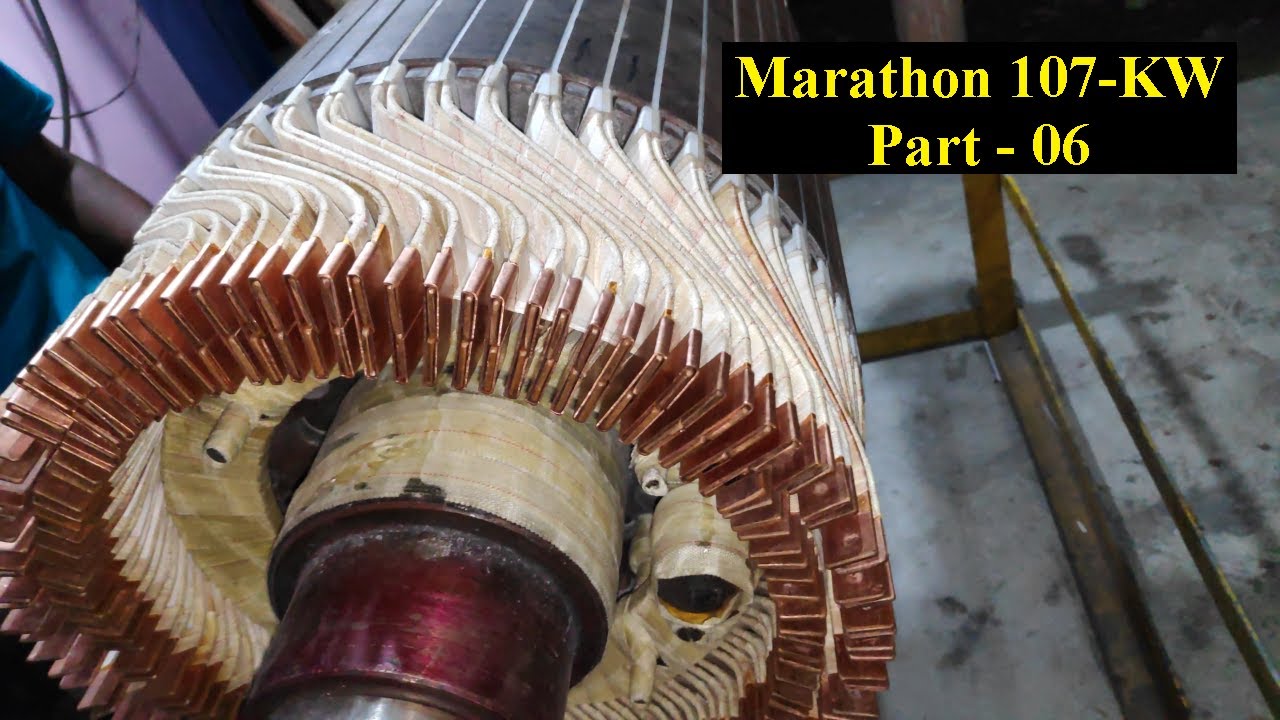 Ep -06 Marathon Electric Motor, 107 KW Slipring Rotor Winding