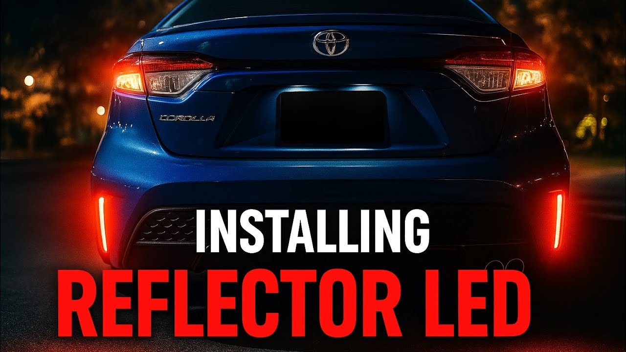 How to Install a Led Reflector in a Toyota Corolla 2020, 2022