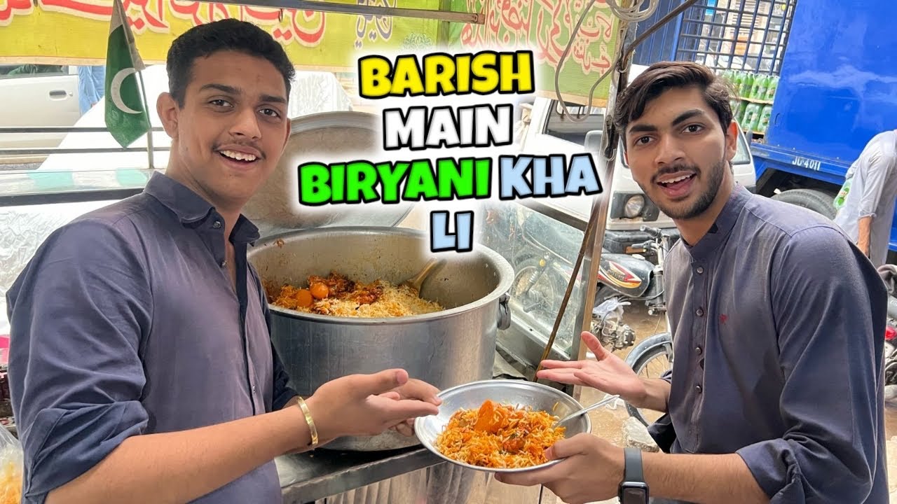Karachi Mein Aaj barish ho gayi🌦 | Biryani bhi Khali😋