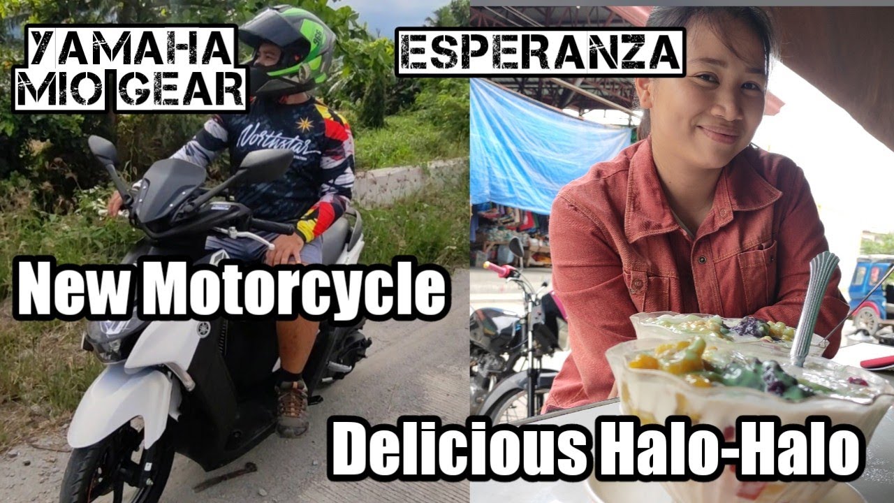 YAMAHA MIO GEAR + ESPERANZA HALO-HALO ANG SARAP