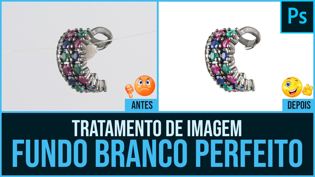 Photoshop - Tratamento de Imagem para Loja Virtual  - FUNDO BRANCO PERFEITO (Forma Simples)
