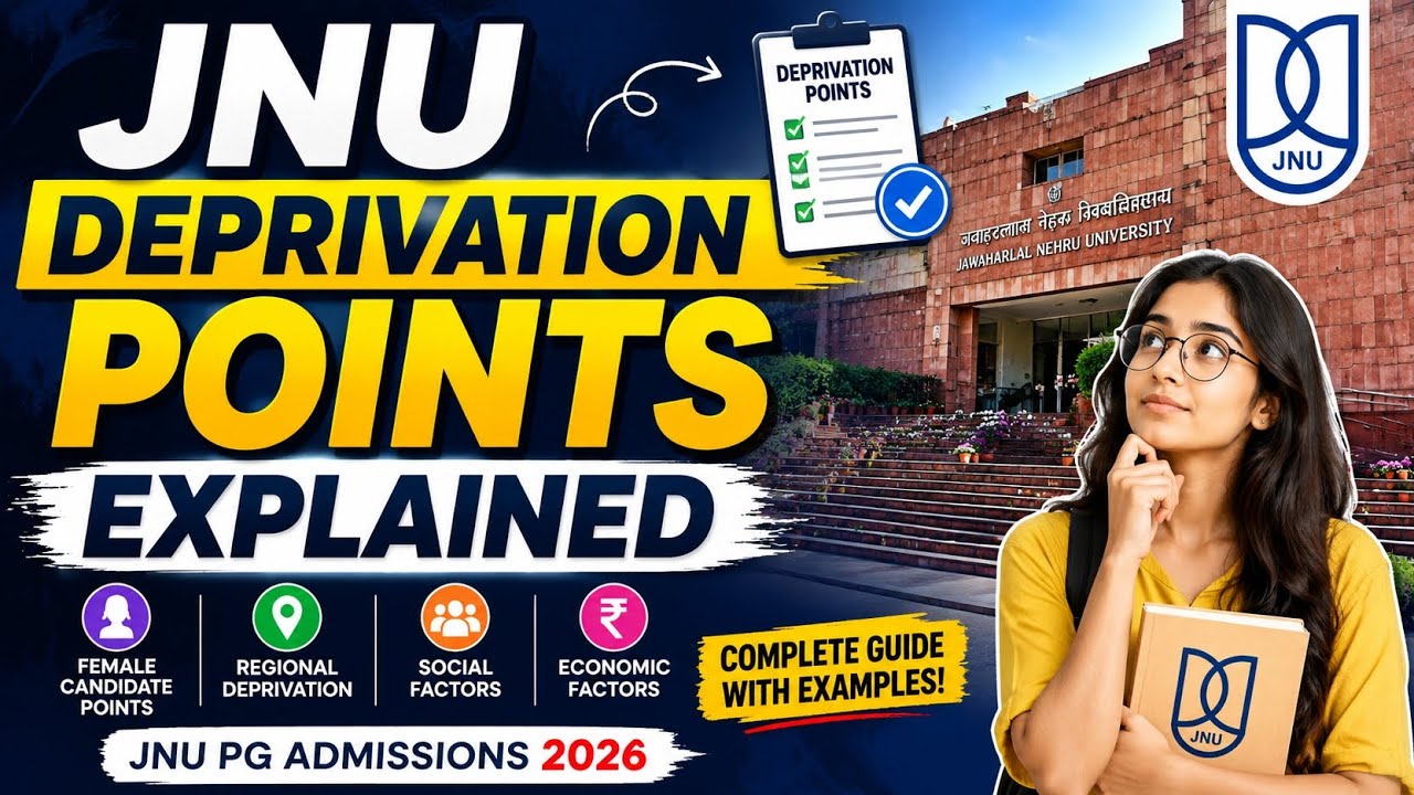 JNU Deprivation Points Explained Simply | Full Guide for PG Admissions 2026
