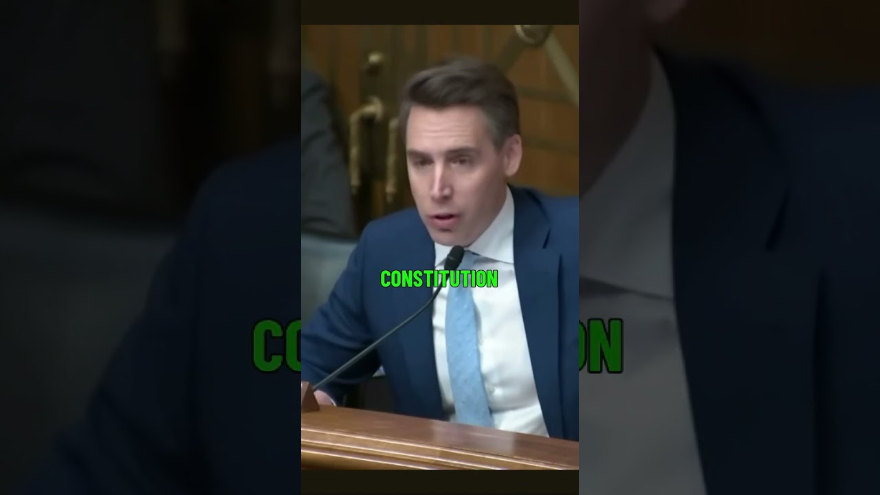 Judicial Ethics Explored During Hearing! ⚖️#joshhawley