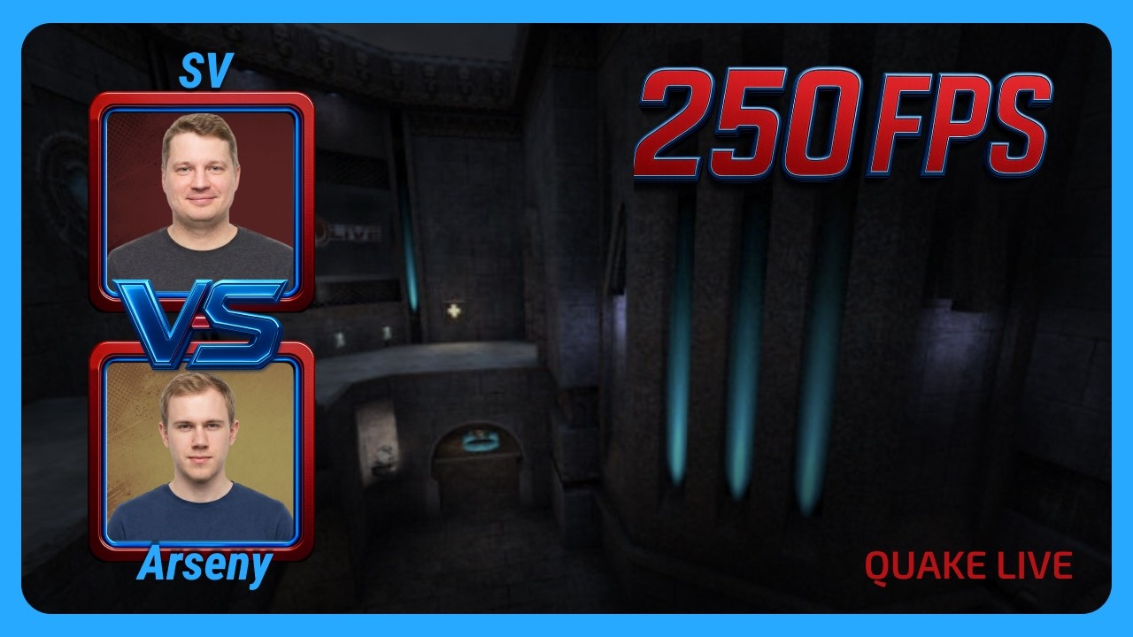 SV vs ARSENY | 250FPS Quake Season 4 | BO3 | Quake Live