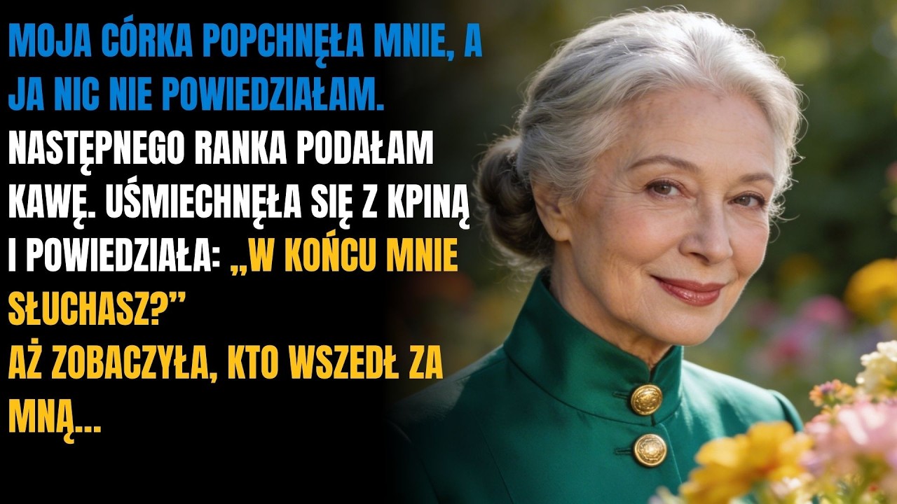 Moja córka odepchnęła mnie podczas rodzinnego lunchu. Następnego ranka przyniosłem jej kawę…