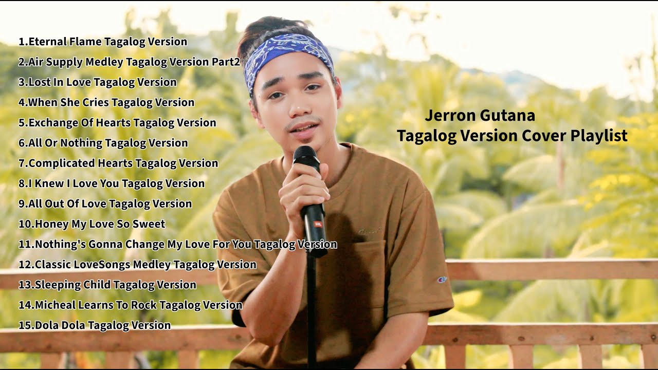 Jerron Gutana Tagalog Version Cover Playlist 2024