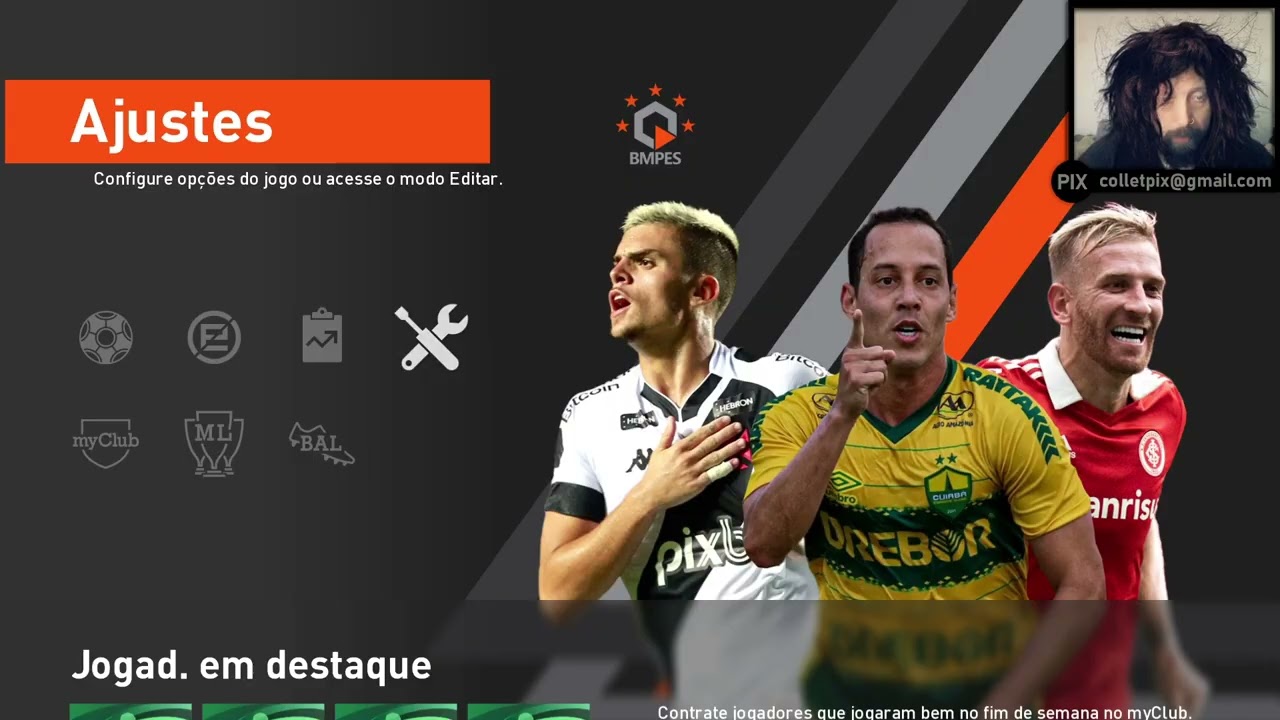 COLOCAR MINHA FACE PES 2021 BMPES