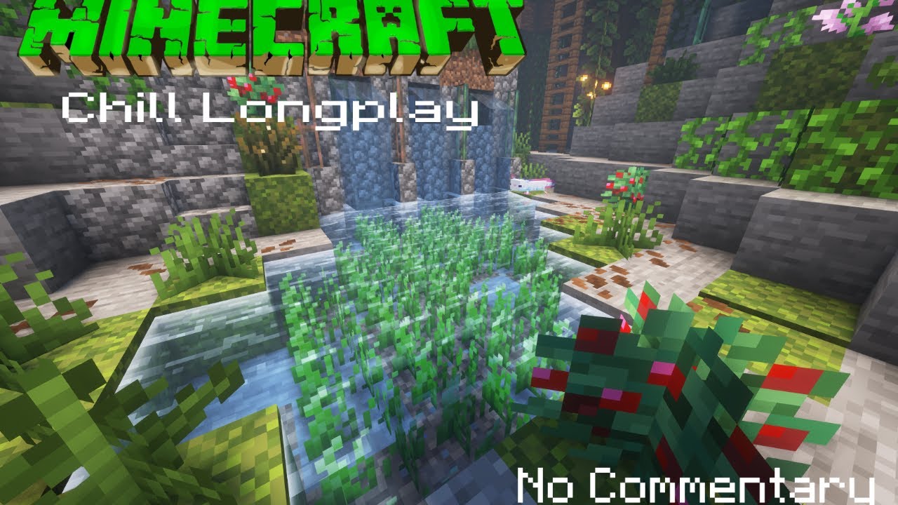 Minecraft Relaxing Longplay | Chopping Wood & Gathering Stone | No Commentary