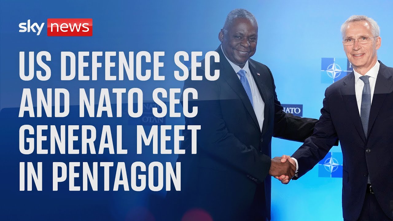 Watch live: US defence secretary and NATO secretary general meet in Pentagon