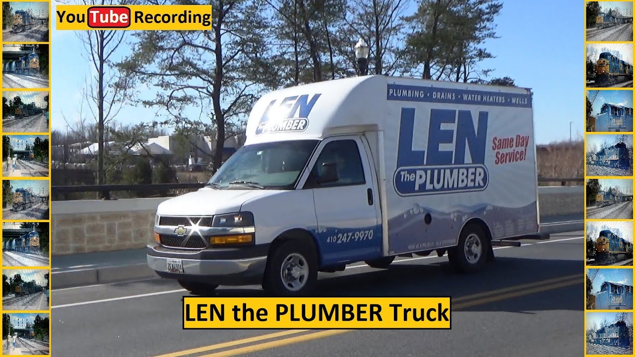 LEN the PLUMBER Truck - YouTube Recording