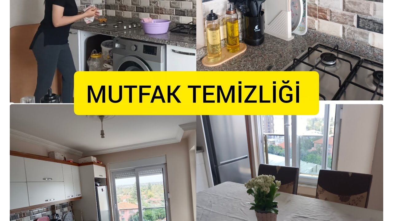MUTFAK DOLAPLARINI SİLDİM 🧼MUTFAK VLOG🍀 #temizlik #günlükvlog #temizlikvlog 