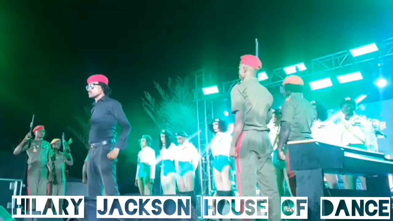 Hilary Jackson House Of Dance Fela Zombie Soldiers Stage Performance @Moist Beach Independence Day.