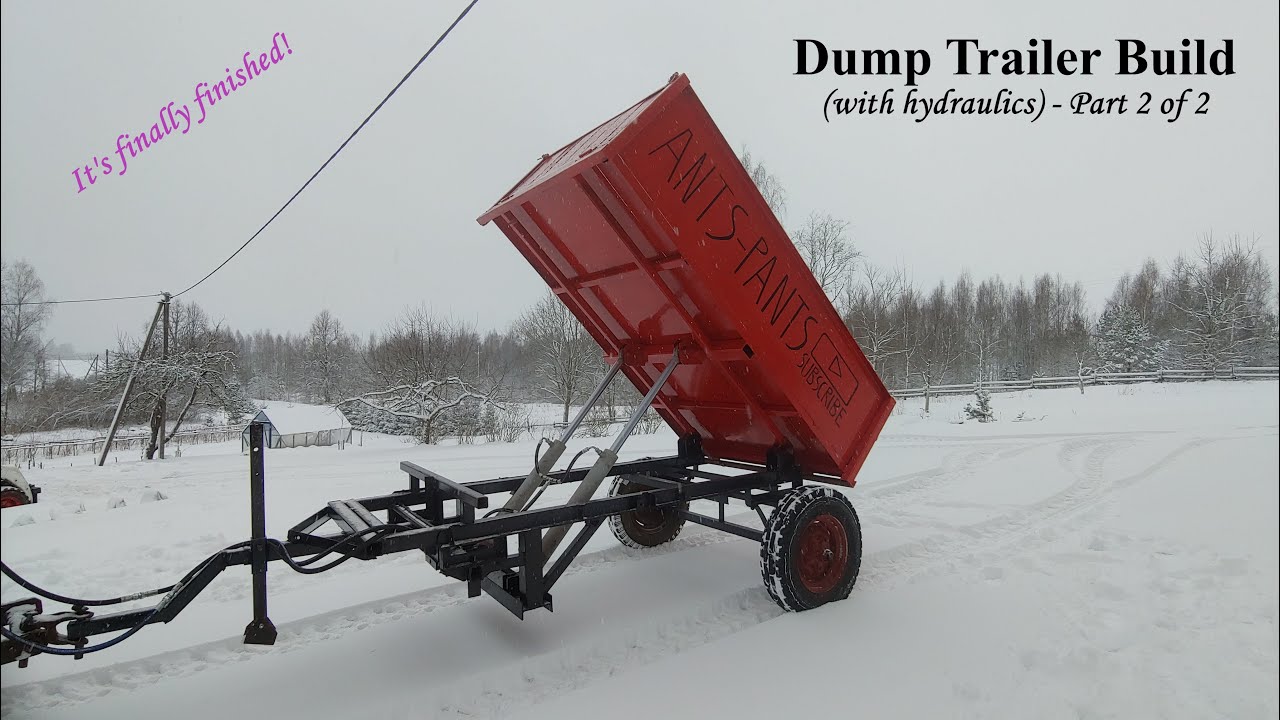 Building a dump trailer pt. 2 of 2 (with hydraulics)