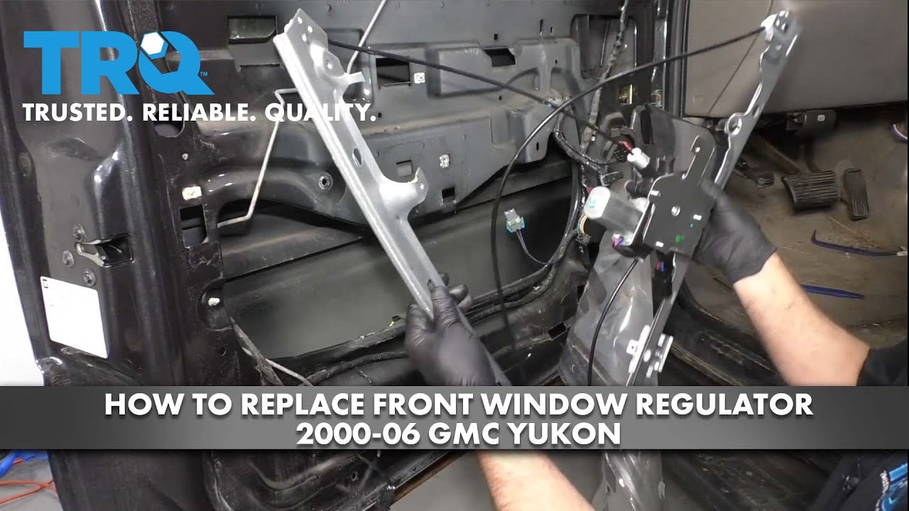 Как заменить передний стеклоподъемник GMC Yukon 2000-06