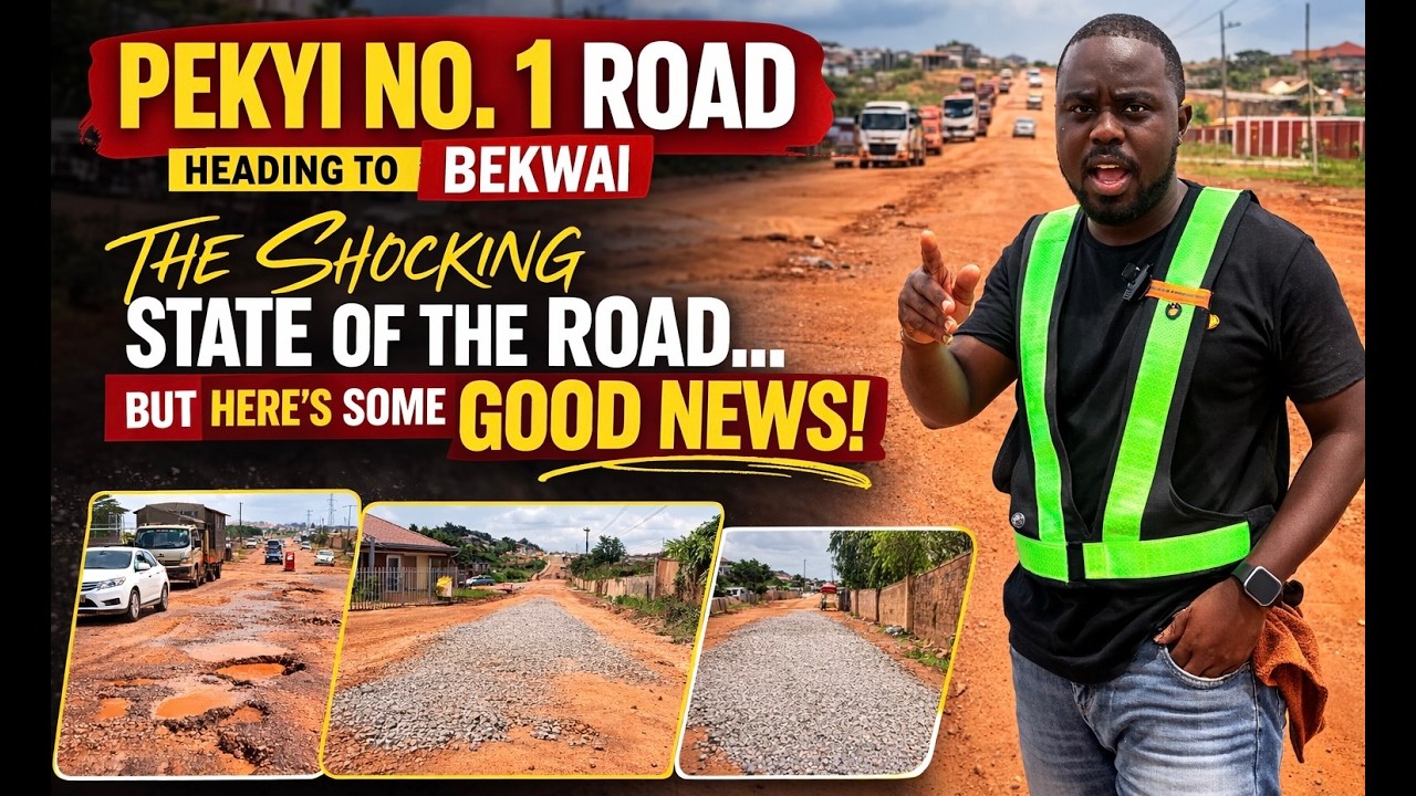 #watch - ⁠“The Poor Road Condition at Pekyi No.1 Heading to Bekwai & Obuasi. #sad #Episode 34