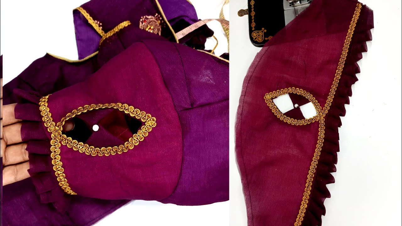 Puff sleeves cutting and stitching| blouse sleeves design cutting and stitching| bell sleeves design