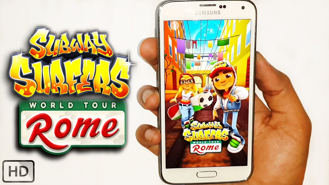 Subway Surfers Rome Gameplay Samsung Galaxy S5 Android HD