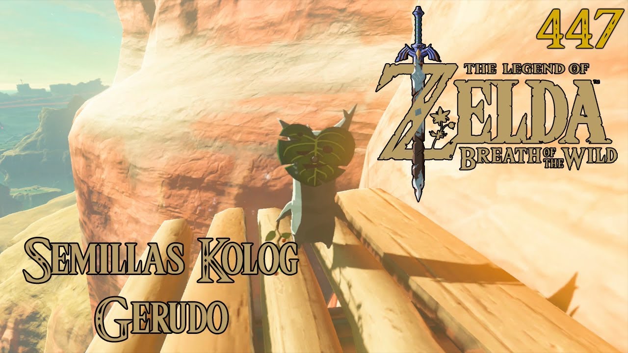 The Legend of Zelda Breath of the Wild - Todas las Semillas Kolog #08 (Torre de Gerudo) 427-459