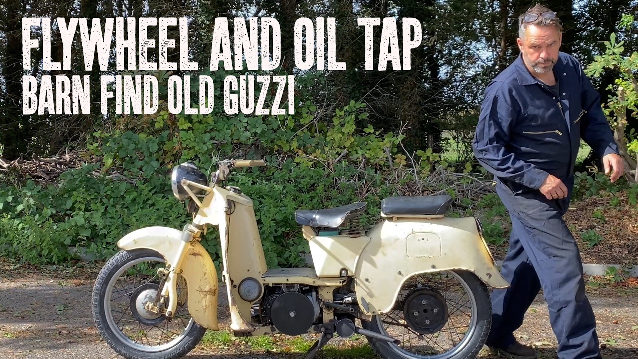 Маховик и масляный кран — находка из сарая: Moto Guzzi Galletto 50-х годов! Часть 11