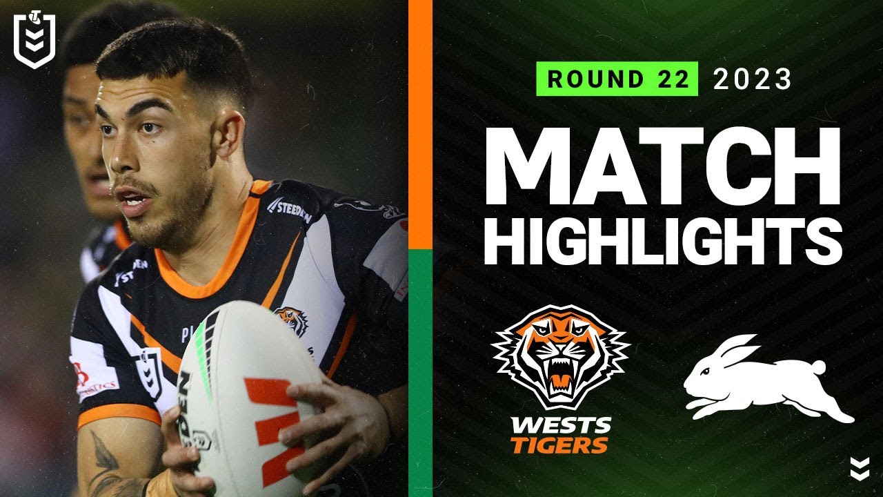 NRL Highlights | NRL 2023 | Wests Tigers v South Sydney Rabbitohs | Match Highlights