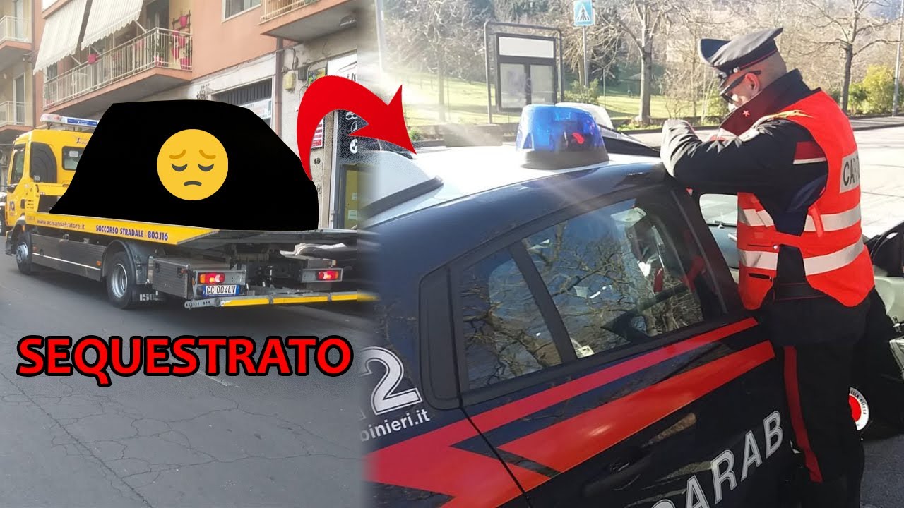 Mi hanno sequestrato il mezzo 6000€ di MULTA,questa è l'ITALIA !!