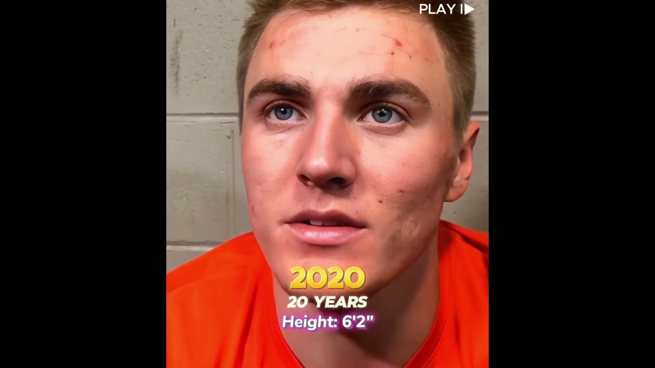 Bo Nix evolution #BoNix #evolution #nfl #nflfootball #americanfootball #thenandnow #DenverBroncos