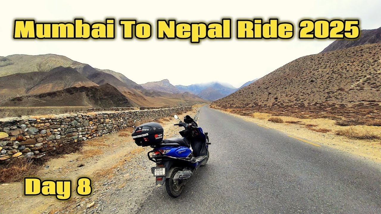 Hamare 3 Riders Girgaye Halat Kharab Pokhara To Jomsom via Mustang off-road/Mumbai To Nepal Ride2025