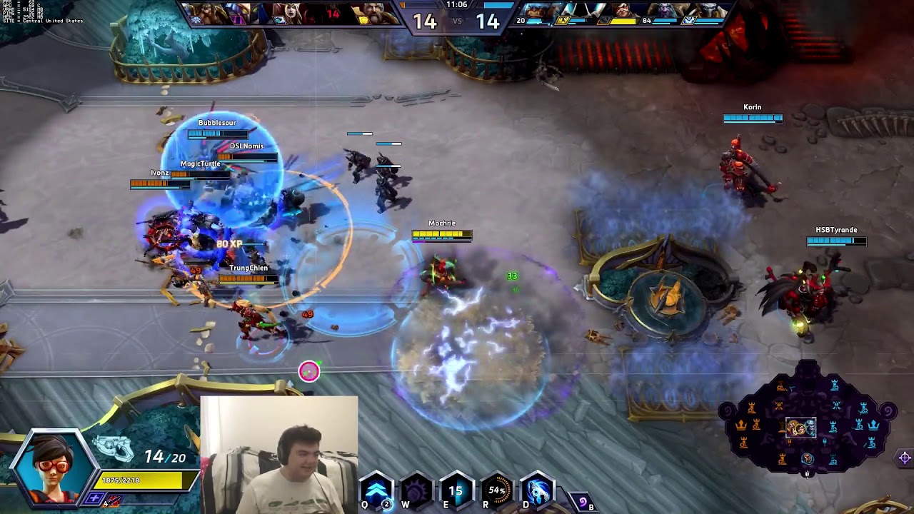 Grandmaster Tracer (w/ Tassadar) vs Valeera/Uther Steam VOD (NA Storm League)