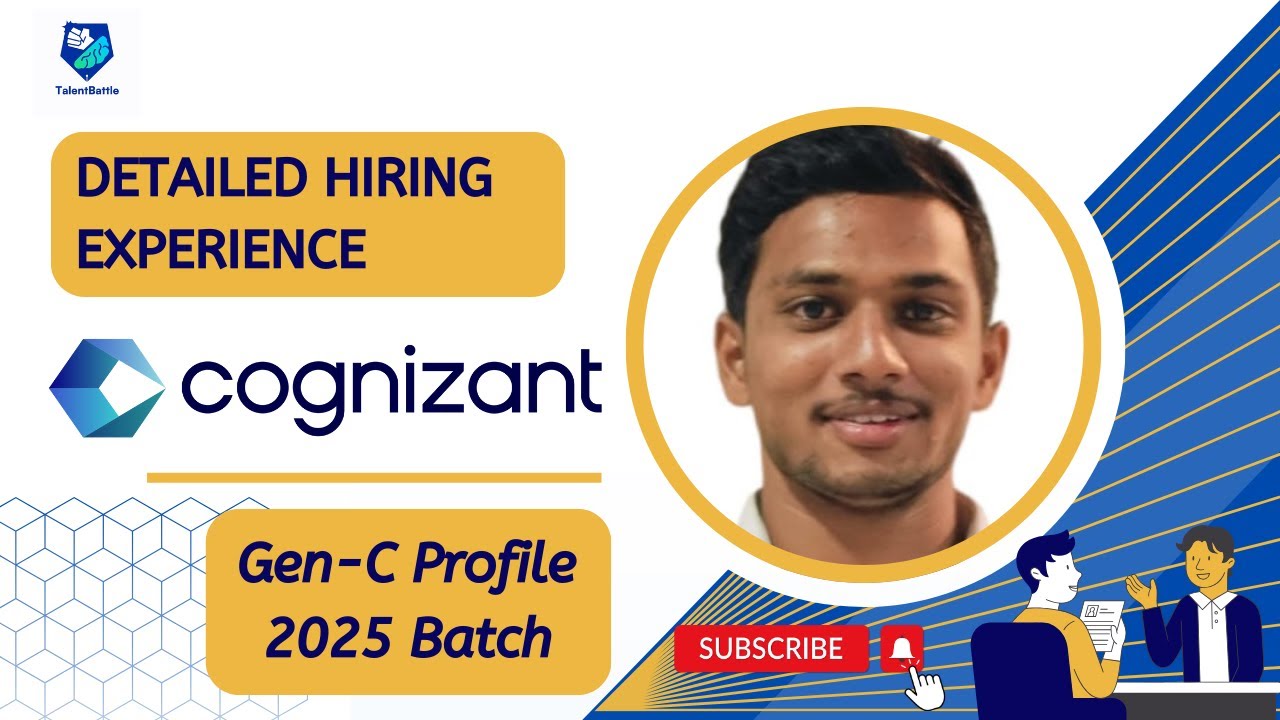 ✅ Cognizant Gen-C 2025 Hiring Experience | Selection Process | Tips & Tricks |