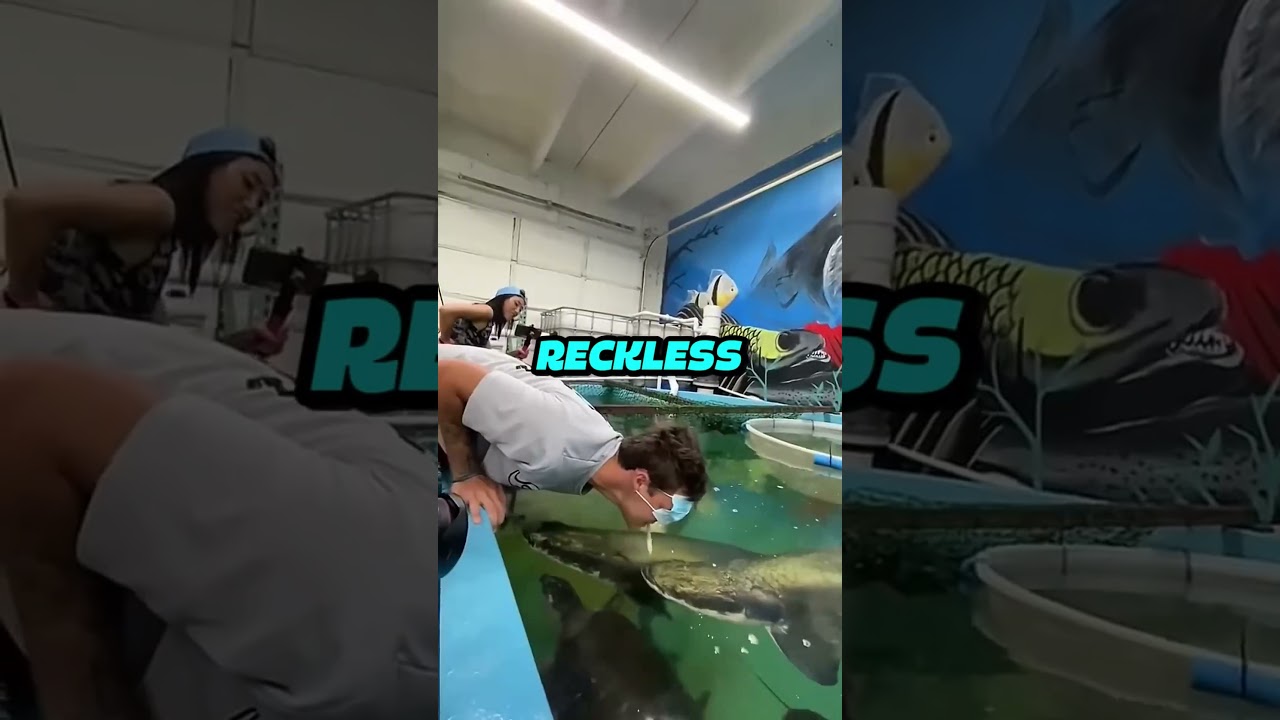 Эта рыба его вырубила!