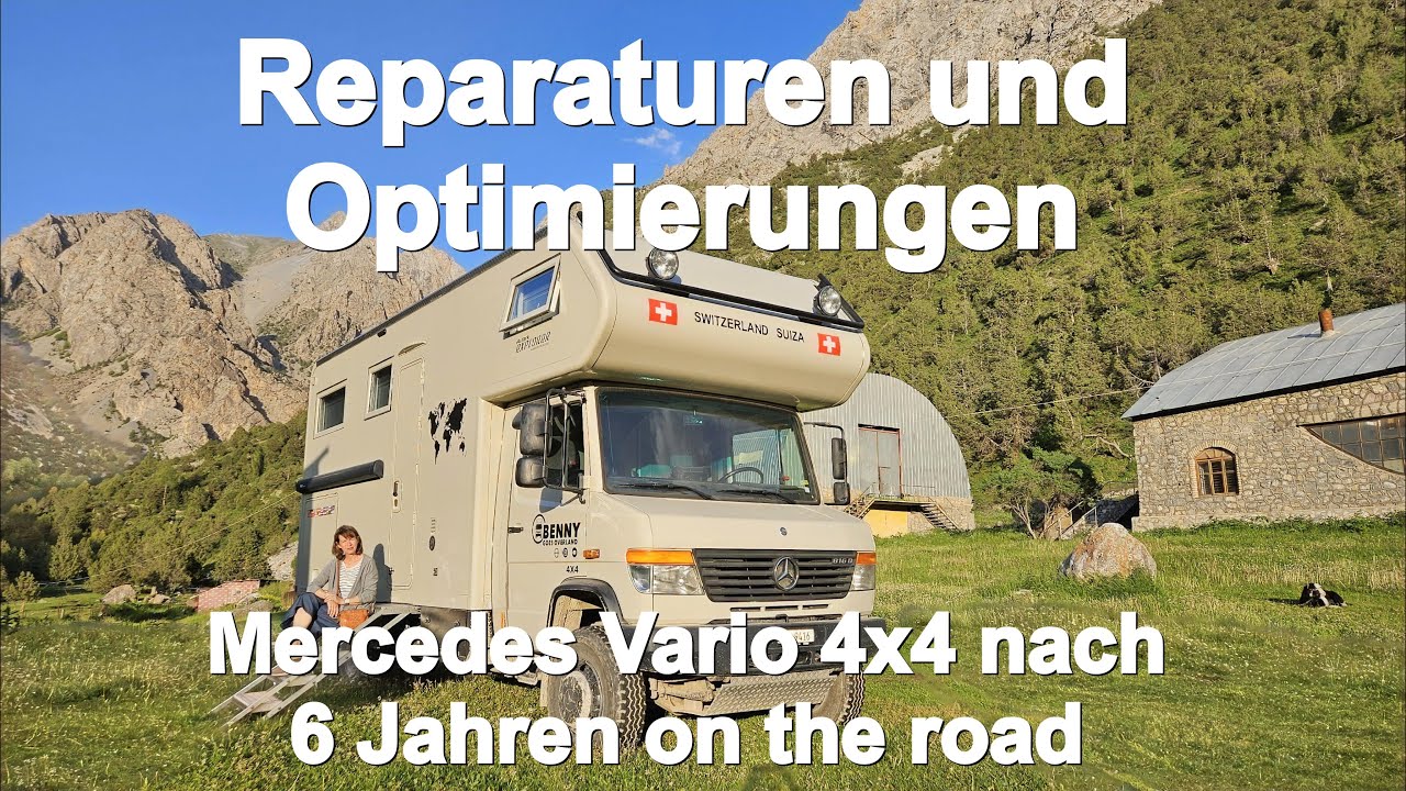 Nach 6 Jahren und 80'000 km on the road sind Reparaturen und Optimierungen am Vario 4x4 nötig
