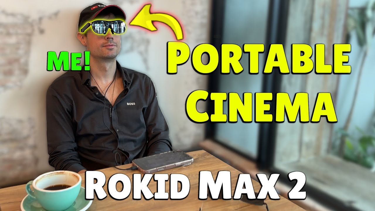 Ваш НОВЫЙ портативный кинотеатр: очки дополненной реальности ROKID Max 2