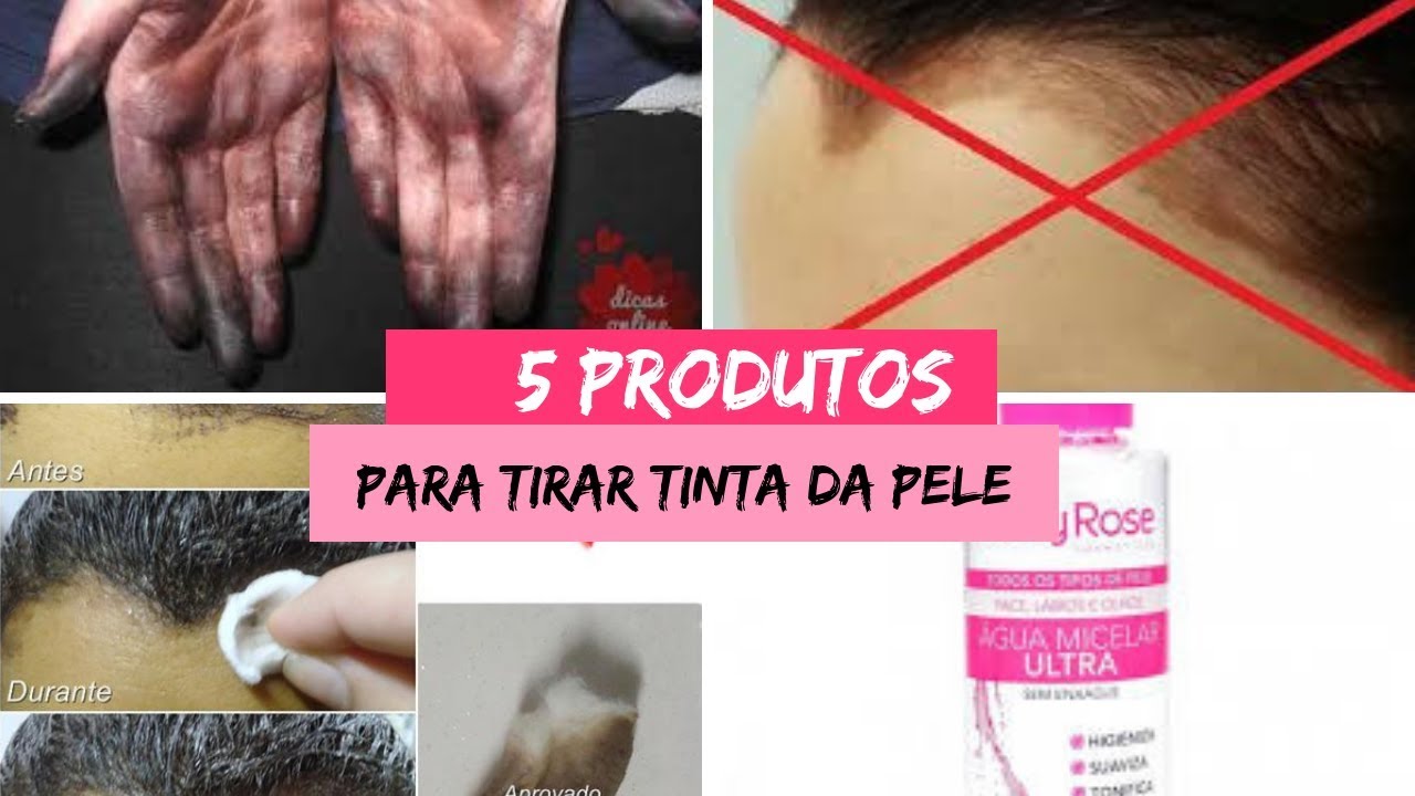 COMO TIRAR TINTA DE CABELO DA PELE - 5 PRODUTOS INFALIVEL - vidinha de casada