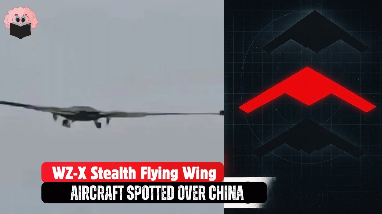 China&rsquo;s Secret WZ-X Stealth Drone? | Huge Flying Wing Aircraft Compared to B-2 & B-21