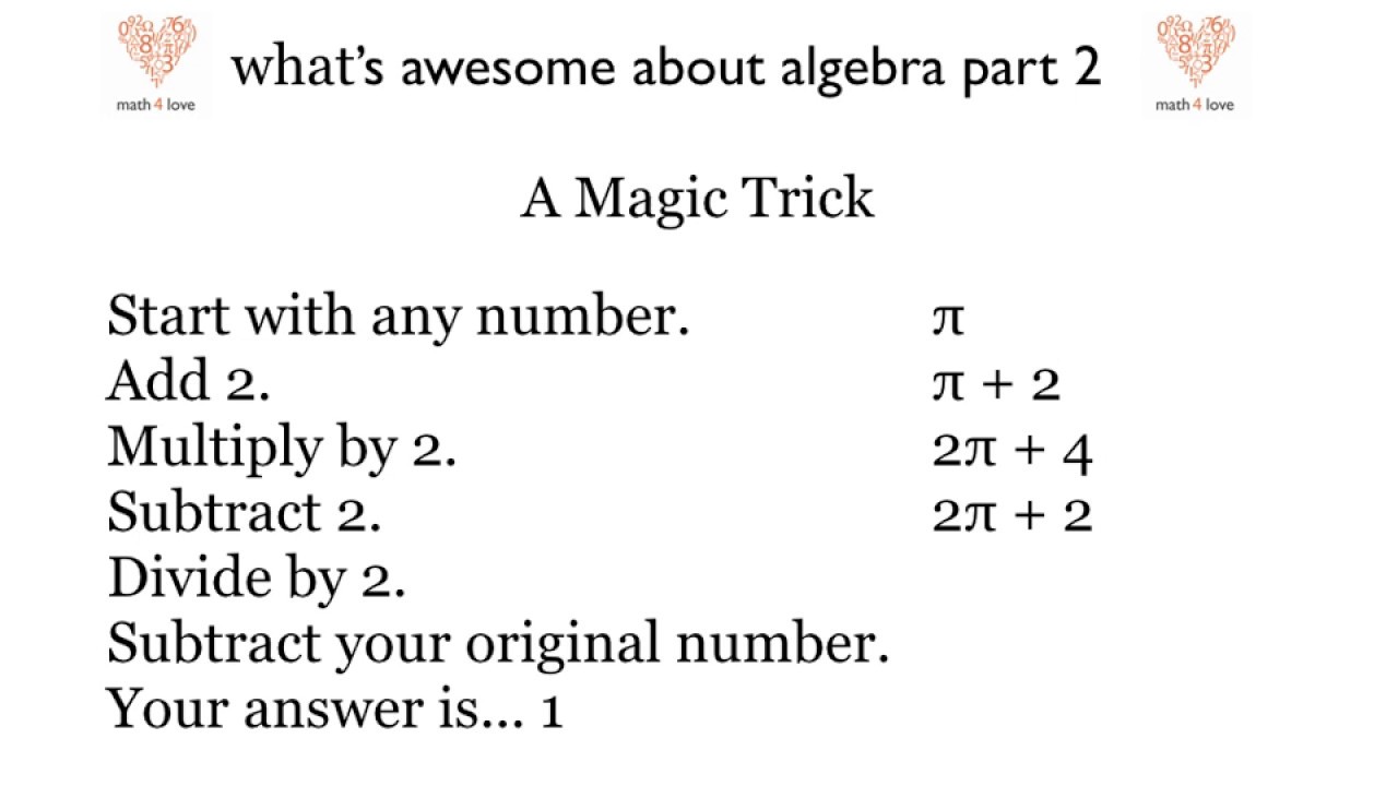 Math Magic Trick part 2