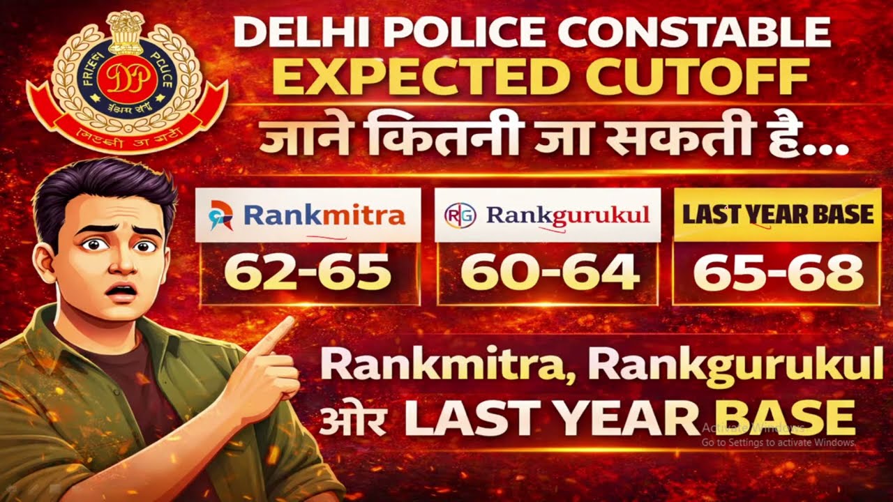 Delhi Police Cut-Off Analysis | Raw Score vs Reality | Kon Safe Hai?