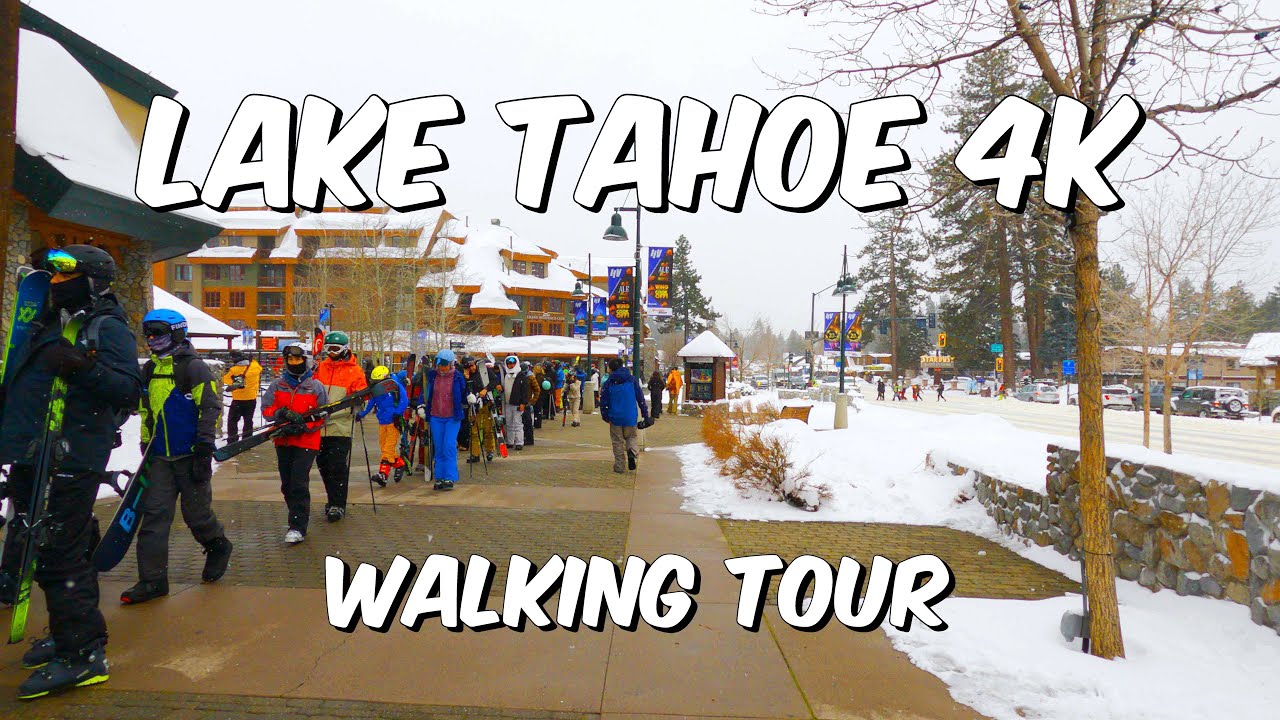 Lake Tahoe's Winter Wonderland: Walking Tour During a Snow Storm - Stateline, NV to South Lake Tahoe