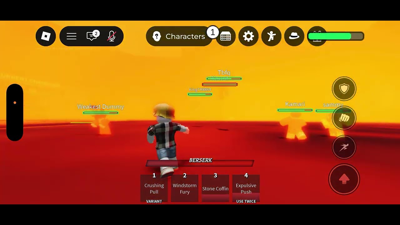 Jumping people in TSB