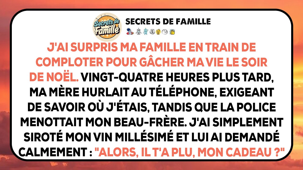 Ma mère hurlait au téléphone, exigeant de savoir où j'étais, tandis que la police menottait mon...