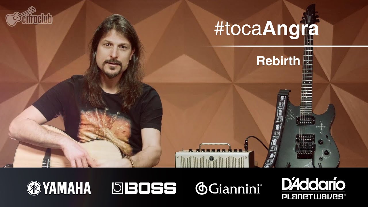 #tocaAngra | Rebirth - Angra (aula de violão)